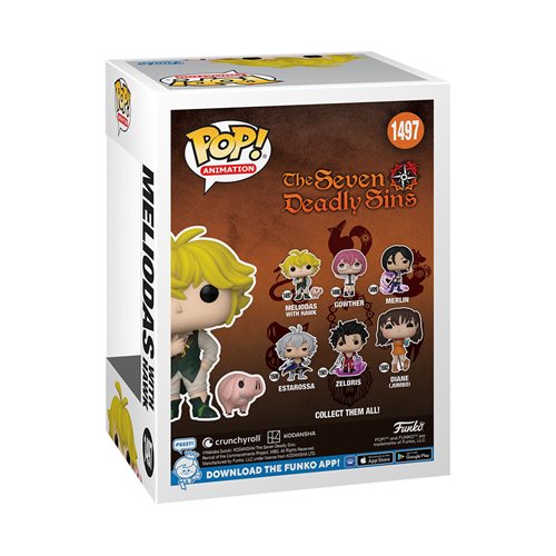 Seven Deadly Sins Meliodas and Hawk Buddy Funko Pop!