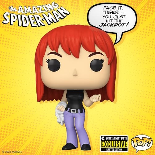 Spider-Man Mary Jane Watson Funko Pop! Vinyl Figure - Entertainment Earth Exclusive