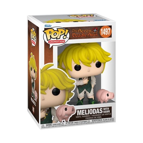 Seven Deadly Sins Meliodas and Hawk Buddy Funko Pop!