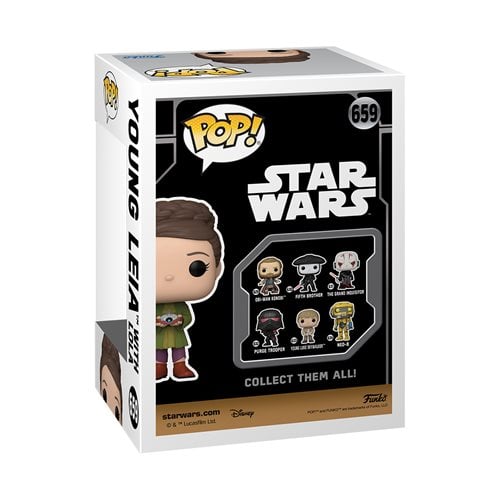 Star Wars: Obi-Wan Kenobi Young Leia with Lola Funko Pop! 2023 Convention Exclusive