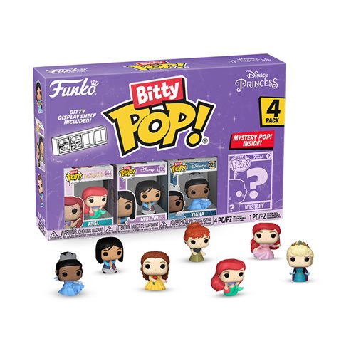 Disney Princesses Bitty Pop! Mini-Figure 4-Pack