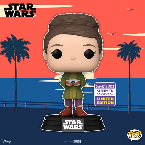 Star Wars: Obi-Wan Kenobi Young Leia with Lola Funko Pop! 2023 Convention Exclusive