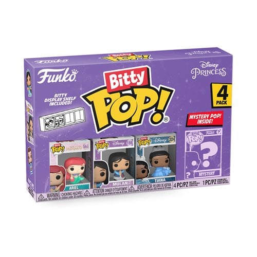 Disney Princesses Bitty Pop! Mini-Figure 4-Pack