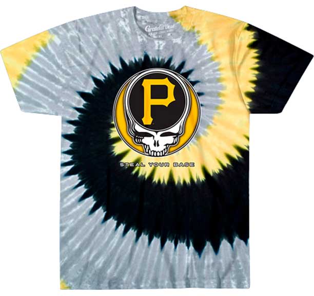 Pittsburgh Pirates Grateful Dead Steal Your Face Tie Dye T-Shirt
