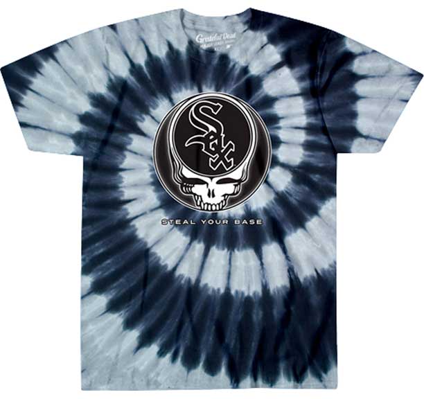 Chicago White Sox Grateful Dead Steal Your Face Tie Dye T-Shirt