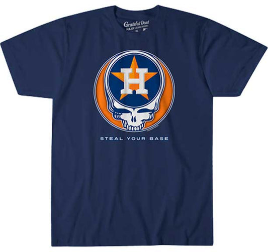 Houston Astros Grateful Dead Steal Your Face T-Shirt