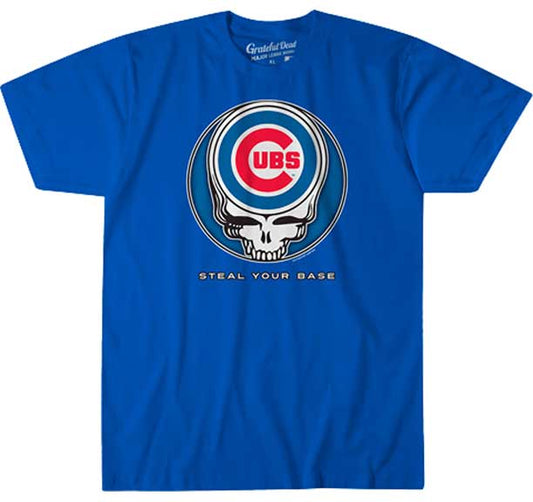 Chicago Cubs Grateful Dead Steal Your Face T-Shirt
