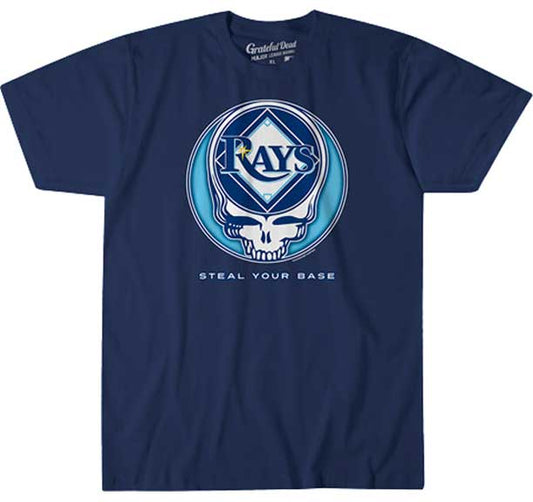 Tampa Bay Rays Grateful Dead Steal Your Face T-Shirt