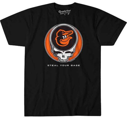 Baltimore Orioles Grateful Dead Steal Your Face T-Shirt