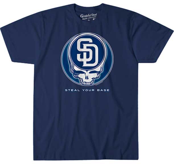 San Diego Padres Grateful Dead Steal Your Face T-Shirt
