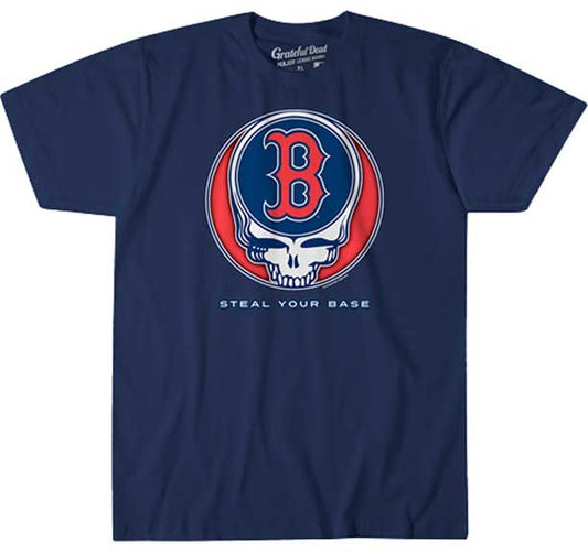 Boston Red Sox Grateful Dead Steal Your Face T-Shirt
