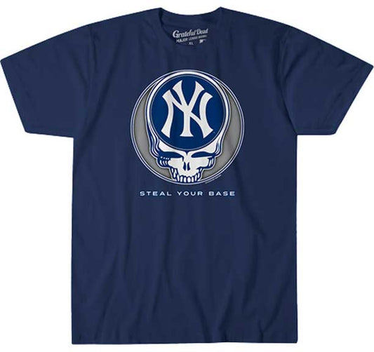 New York Yankees Grateful Dead Steal Your Face T-Shirt