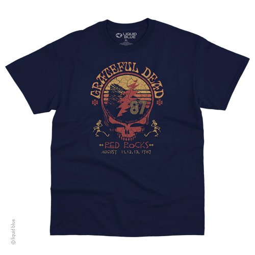 Grateful Dead - Red Rocks '87 Tour Shirt