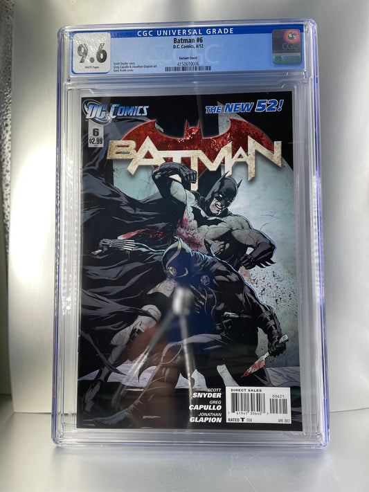 Batman #6 CGC 9.6 1:25 Variant Cover