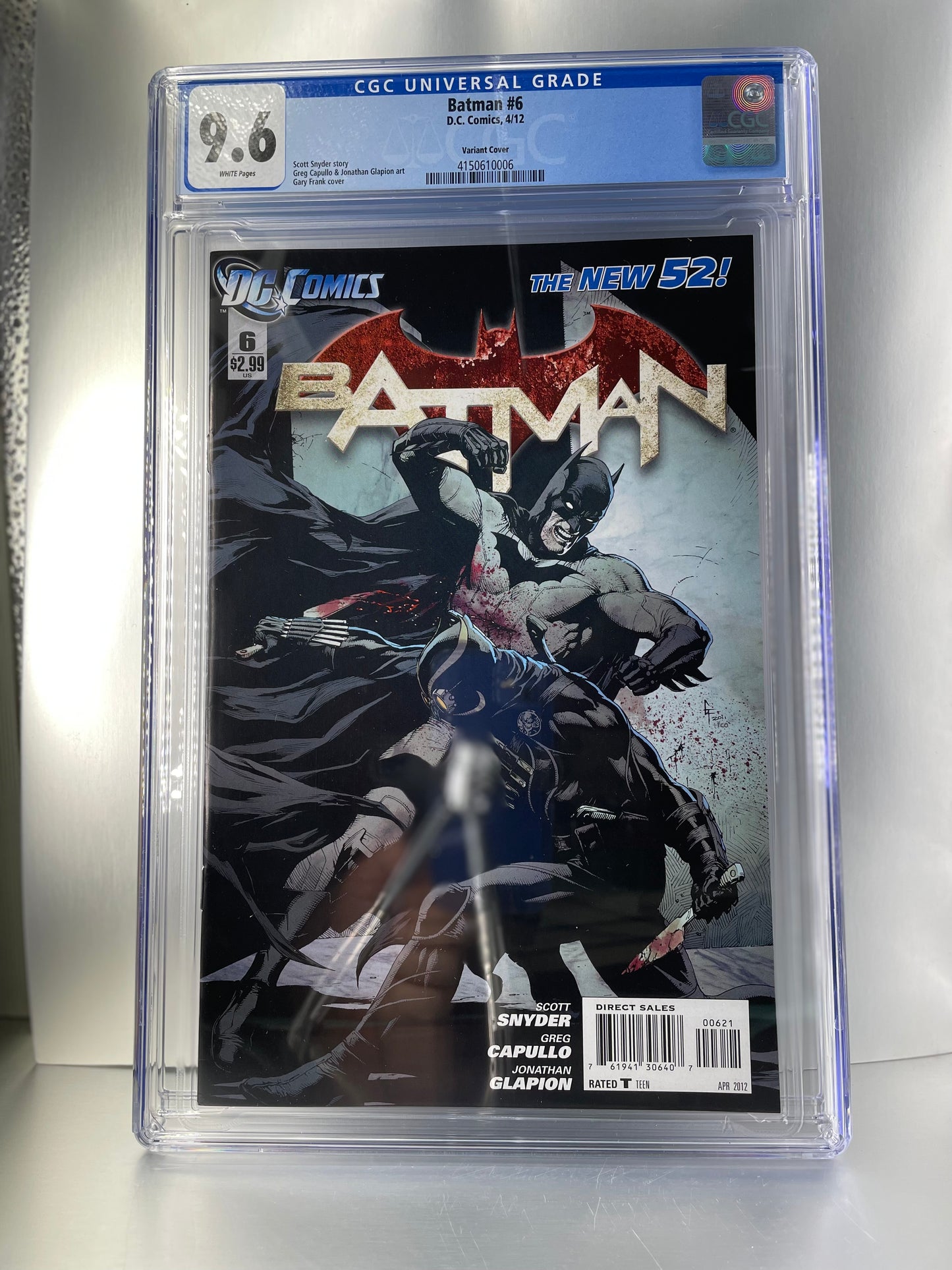 Batman #6 CGC 9.6 1:25 Variant Cover