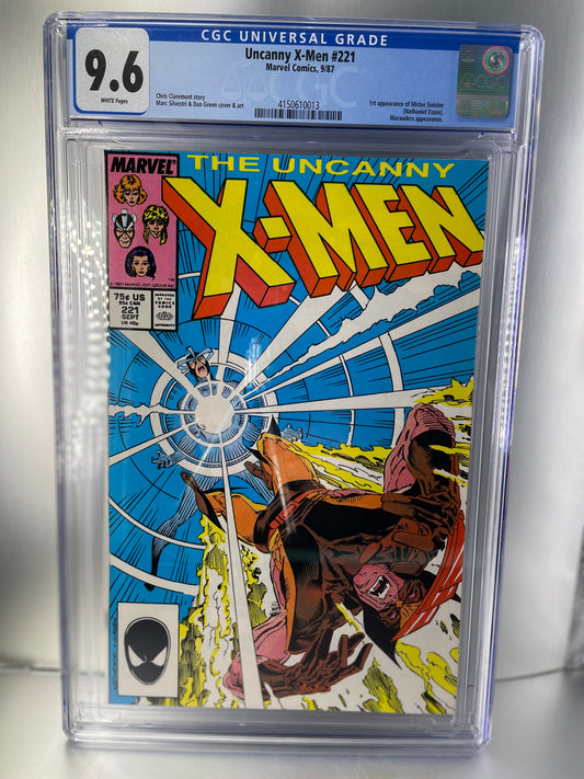 Uncanny X-Men #221 CGC 9.6 - Mr. Sinister