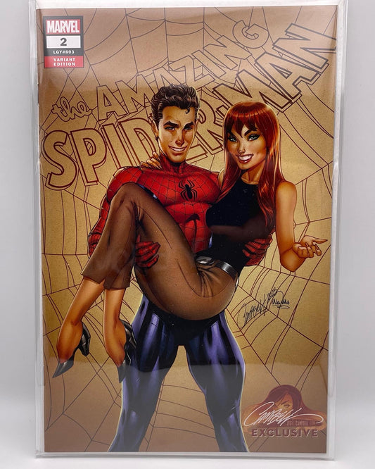 Amazing Spider-Man #2 J Scott Campbell Exclusive ~ Spider-Man & Mary Jane (Cover D)