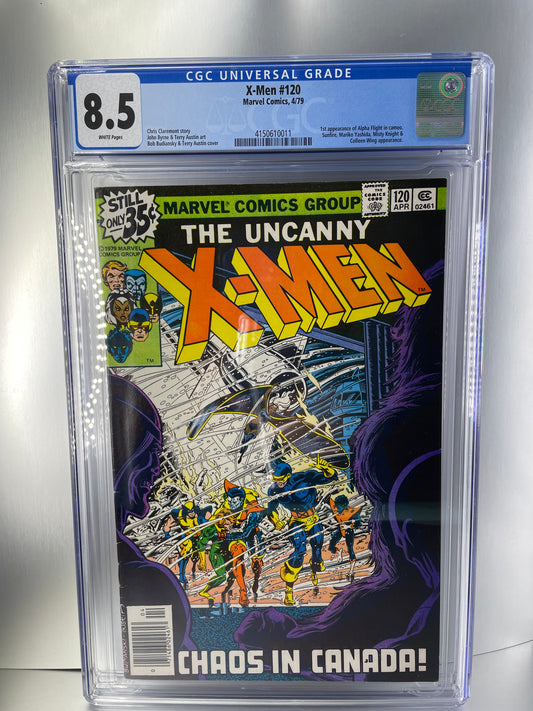 X-Men #120 CGC 8.5 - First Cameo Appearance of Alpha Flight