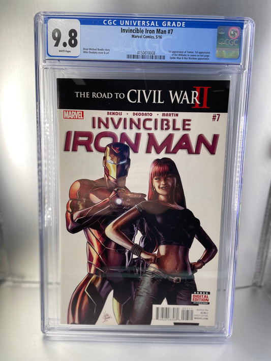 Invincible Iron-Man #7 CGC 9.8 White Pages