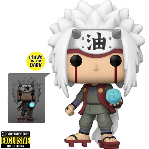 Naruto: Shippuden Jiraiya with Rasengan Glow-in-the-Dark Funko Pop! Vinyl - Entertainment Earth Exclusive