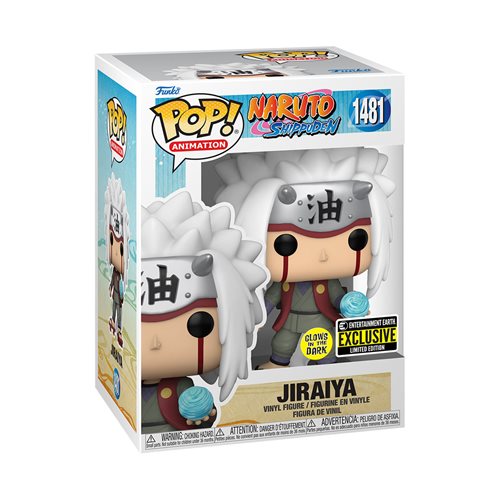 Naruto: Shippuden Jiraiya with Rasengan Glow-in-the-Dark Funko Pop! Vinyl - Entertainment Earth Exclusive