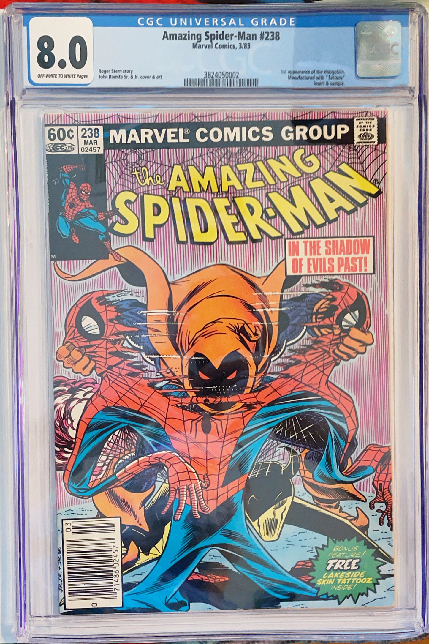 Amazing Spider-Man #238 CGC 8.0 - First Appearance of Hobgoblin