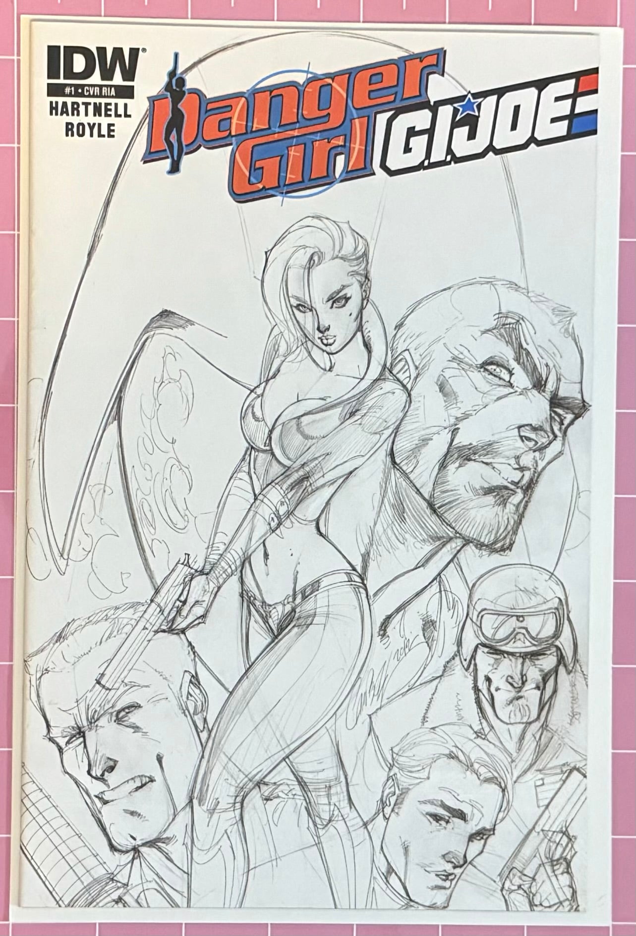 Danger Girl / GI Joe #1 J Scott Campbell Sketch Variant