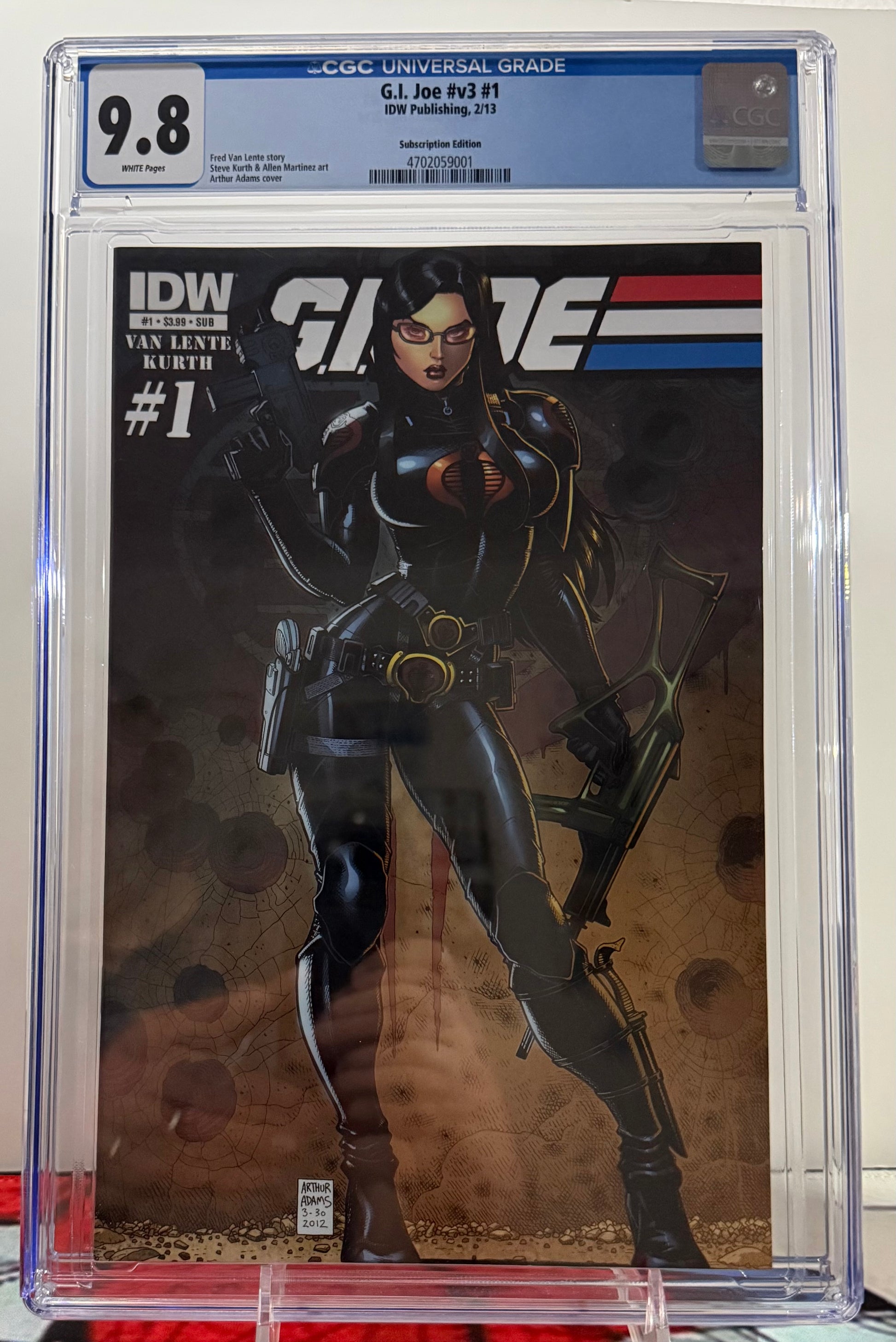 GI Joe #1 (2013) Arthur Adams cover (front)