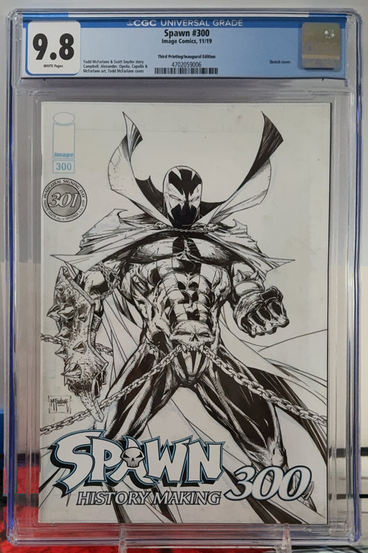 Spawn #300 CGC 9.8 Inaugural Edition