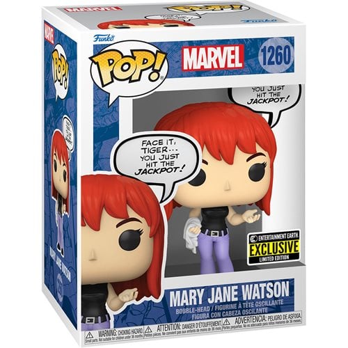 Spider-Man Mary Jane Watson Funko Pop! Vinyl Figure - Entertainment Earth Exclusive