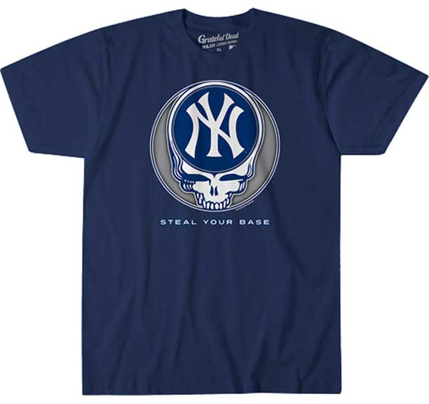 New York Yankees - Grateful Dead Steal Your Base T-Shirt – Fandom ...