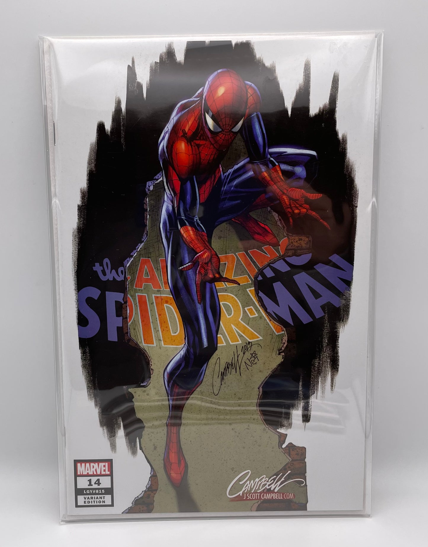 Amazing Spider-Man #14 J Scott Campbell Exclusive Set ~ Spider-Man (Cover A & E)
